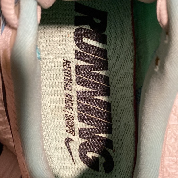 Nike Women's Air Max 2015 Pr Pltnm/Blk/Grn Glw/Lght Aq Running Shoes - Picture 9 of 9